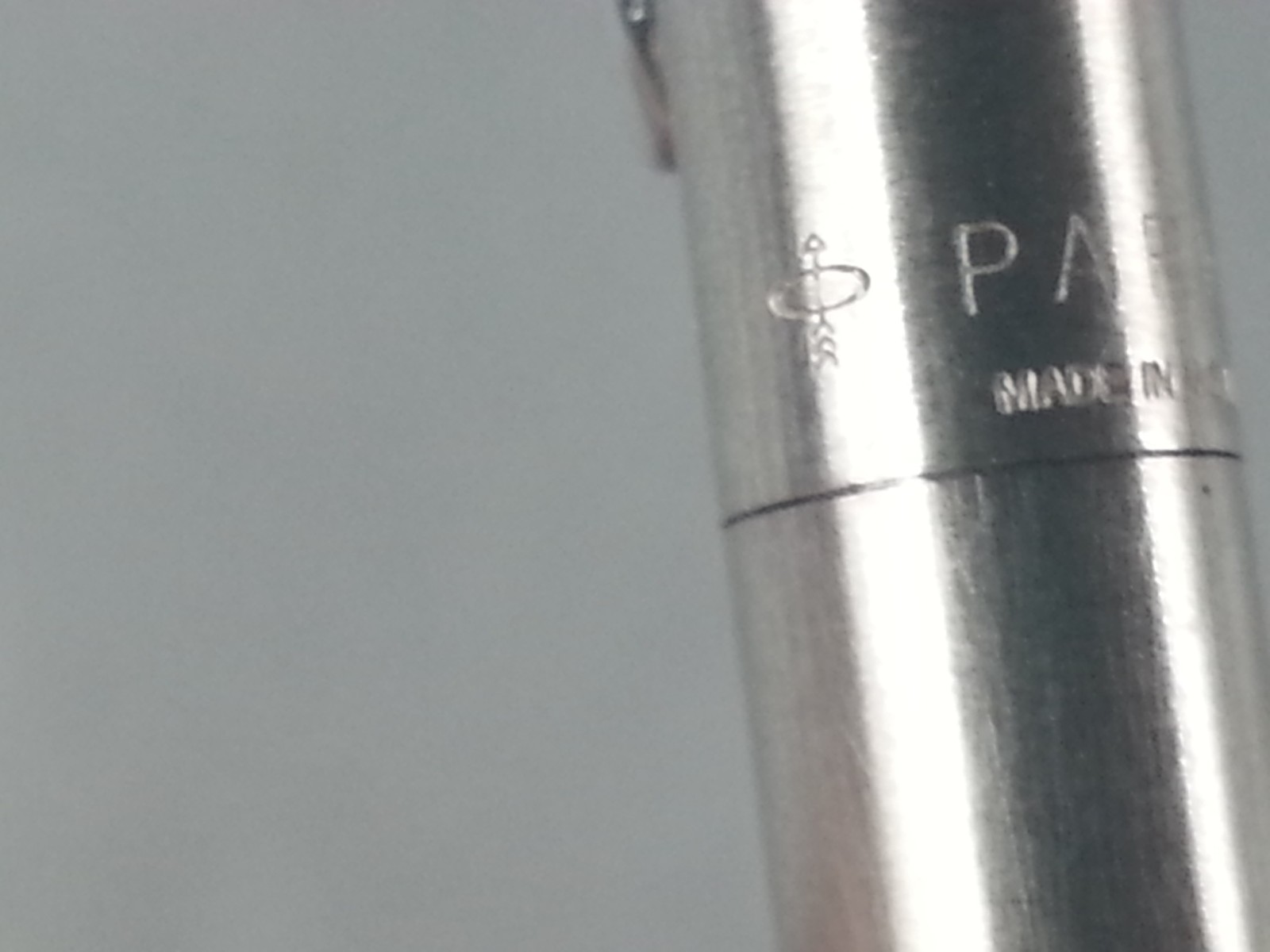 Vintage Parker Jotter Brushed Steel Mechanical Pencil Made in USA 0.5mm Lead