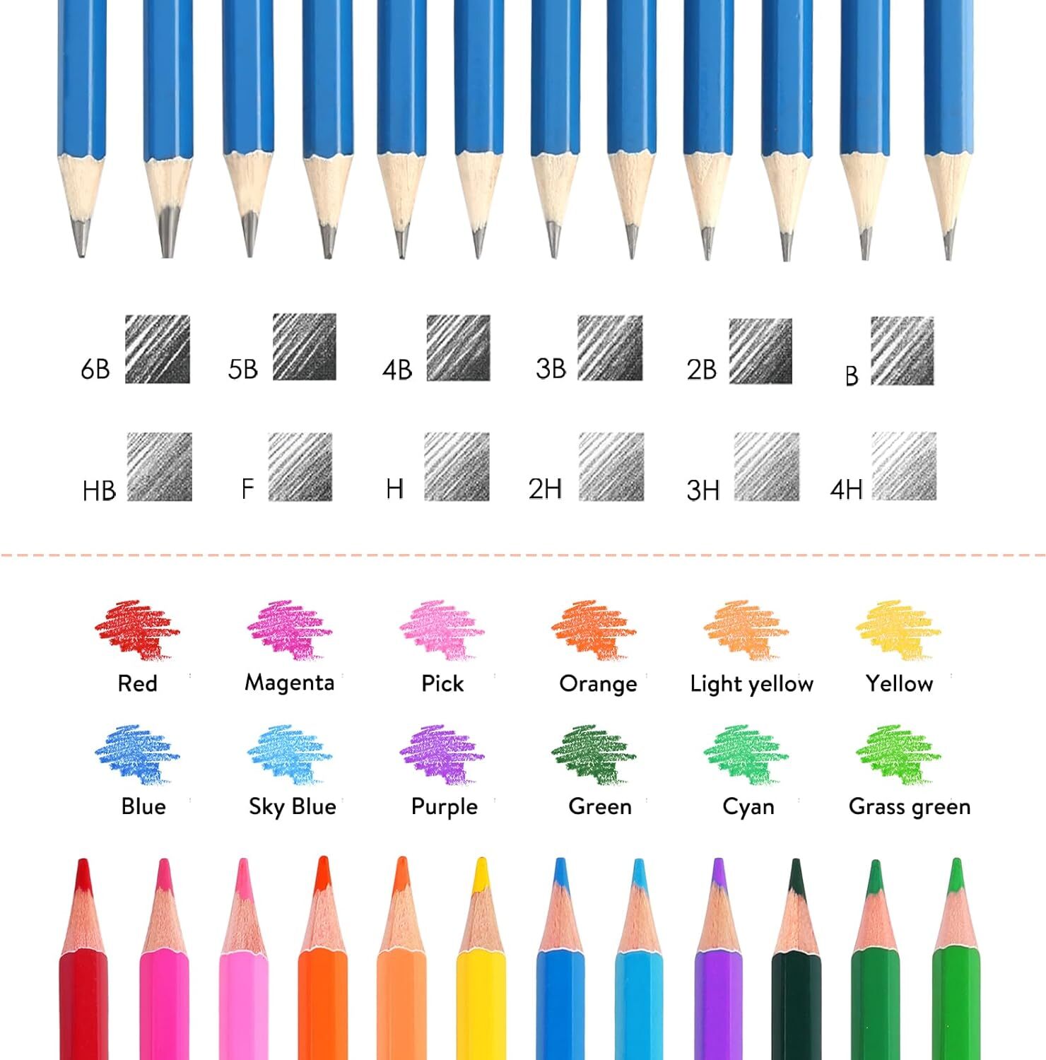 Profession Sketch Pencils & Colored Sketch+Colored, Sketch+Colored