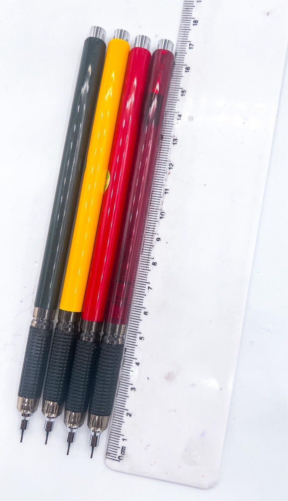 NOS Ohto long 17cm 6.7 inch Double Push Knock 4pcs Mechanical Pencil Retractable