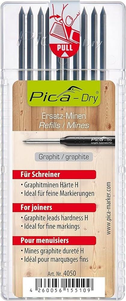Dry – Pack of 10 Graphite H Leads with Blister Pack
