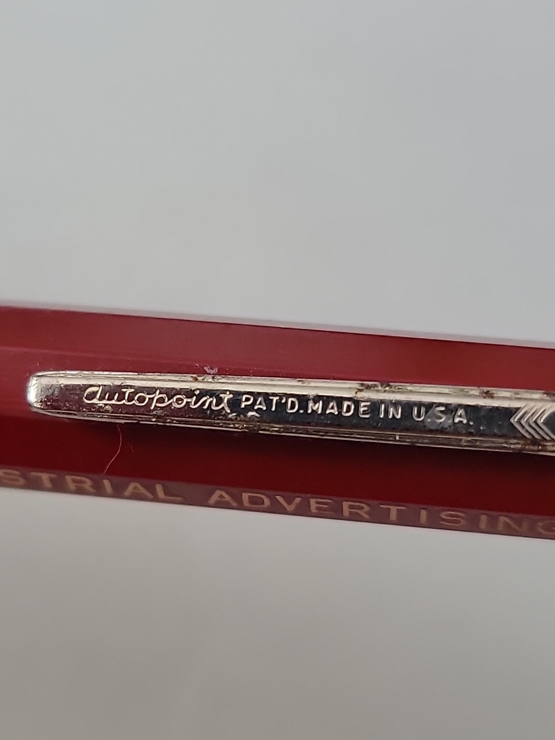 Vintage Large Autopoint Walker Downing Industrial Advertising Mechanical Pencil