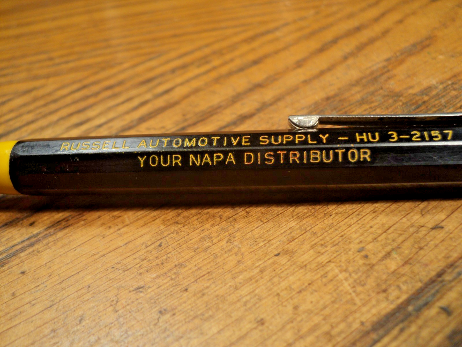 Vintage Autopoint Mechanical Pencil Russell Automotive 5-3/4″ NAPA