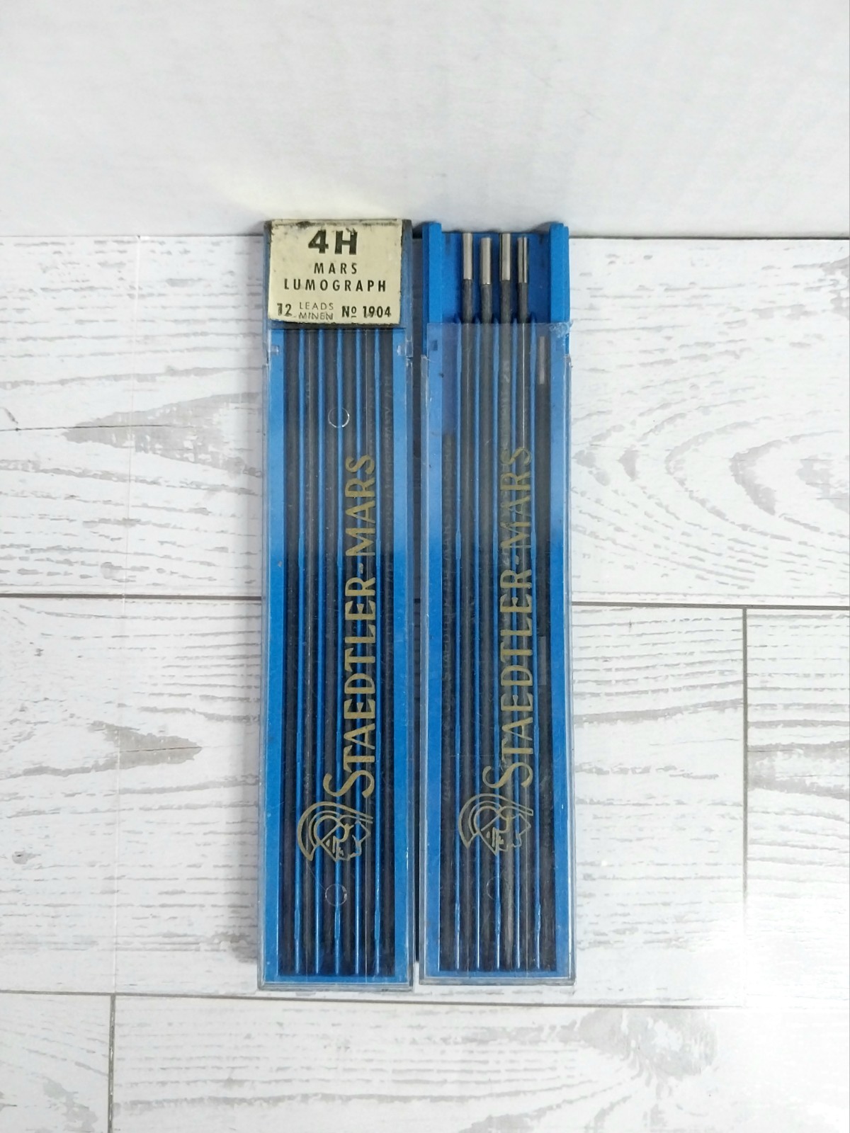 Vintage☆ Staedtler Mars Lumograph~ 4H Leads No. 1904 (10 NEW Leads/ Unbroken)