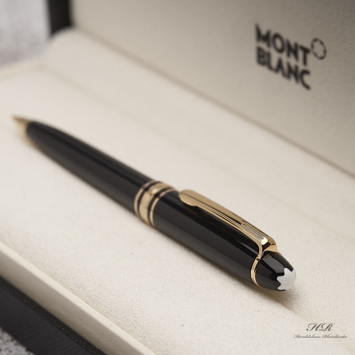 Montblanc Meisterstück Mozart Model 117 Mechanical Pencil Gold Line ID 108731