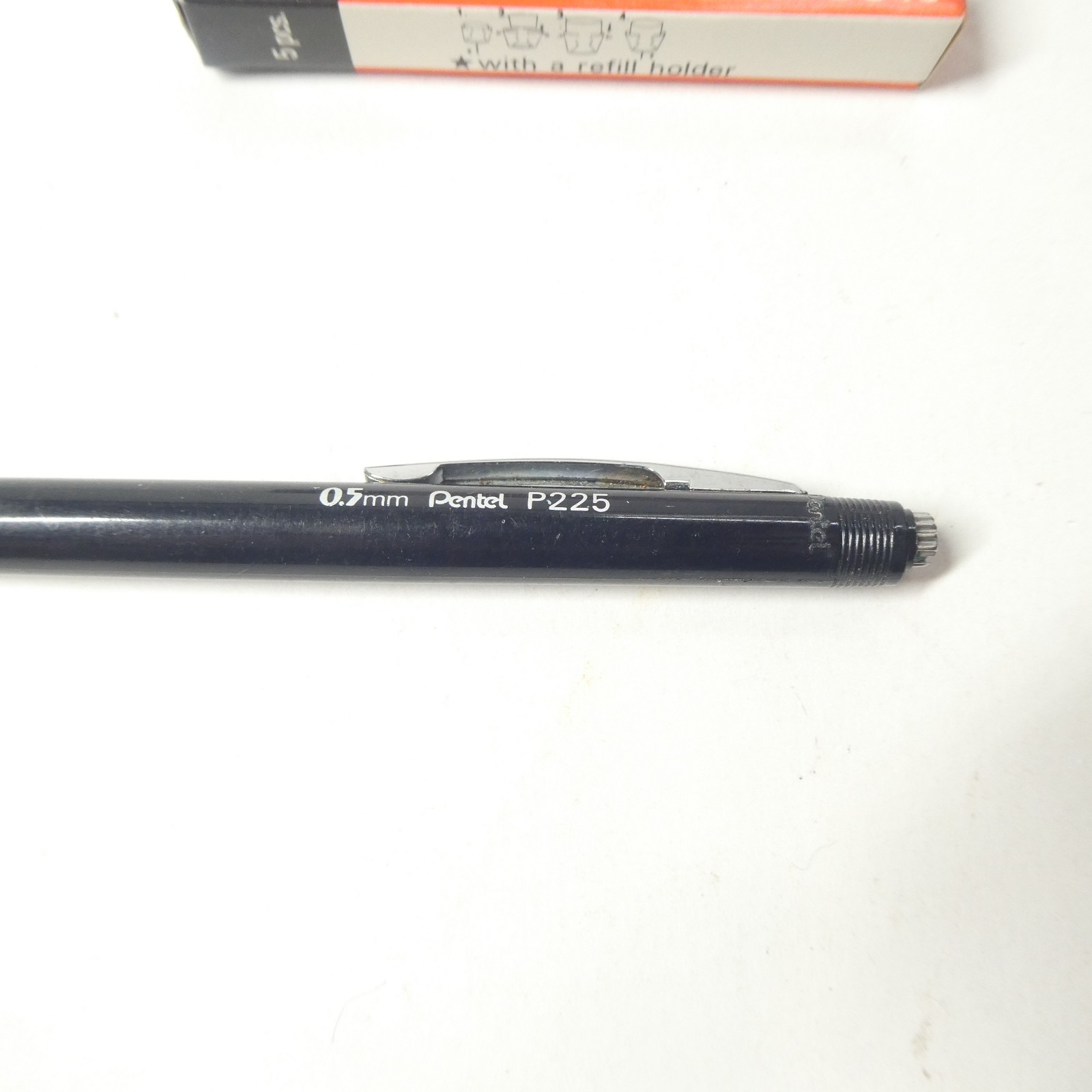 Pentel Pencil Lot 0.5mm P-225 Black & Sharplet-2 A125 Yellow Vintage Japan