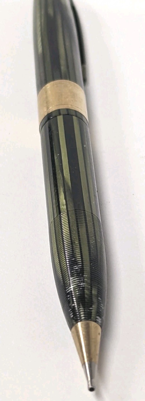 VIintage Sheaffers Mechanical Pencil Green Striped