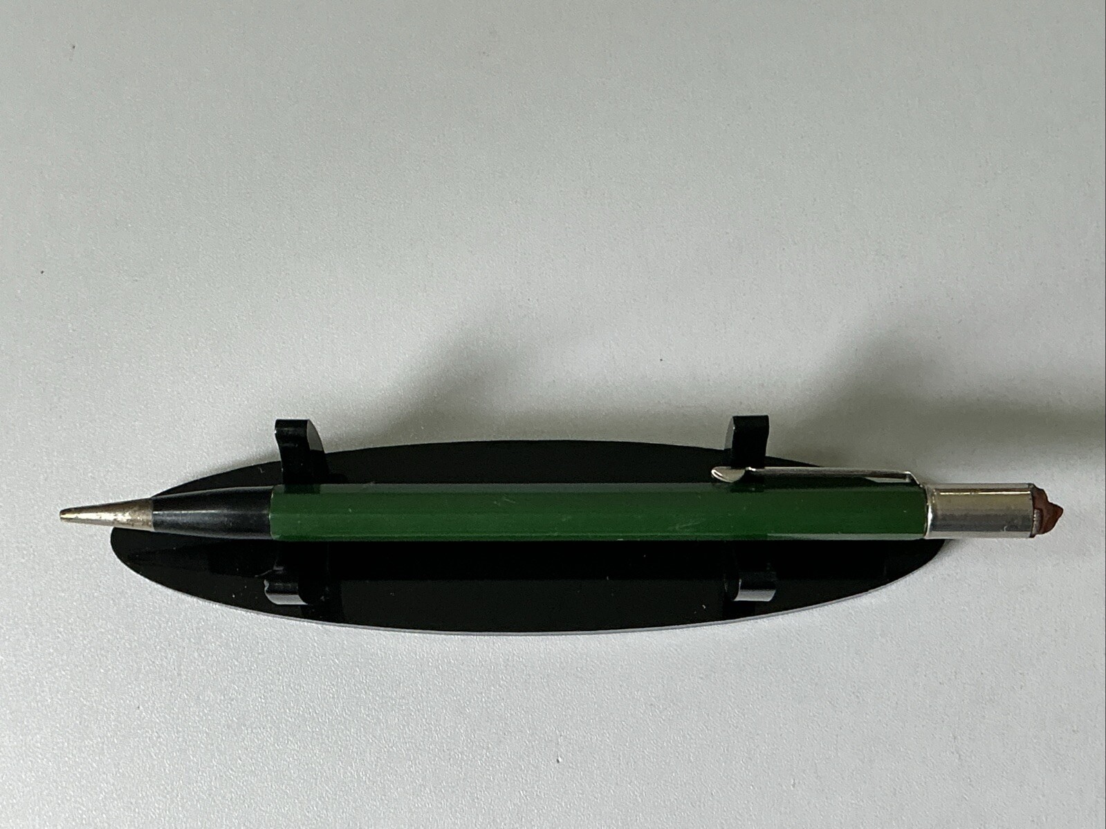 Vintage Autopoint Mechanical Pencil – Forest Green Black And Chrome A317