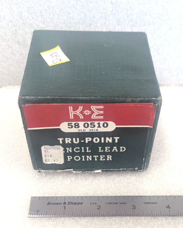 K&E TRU-POINT Pencil Lead Pointer 58 0510 with Original Vintage Box