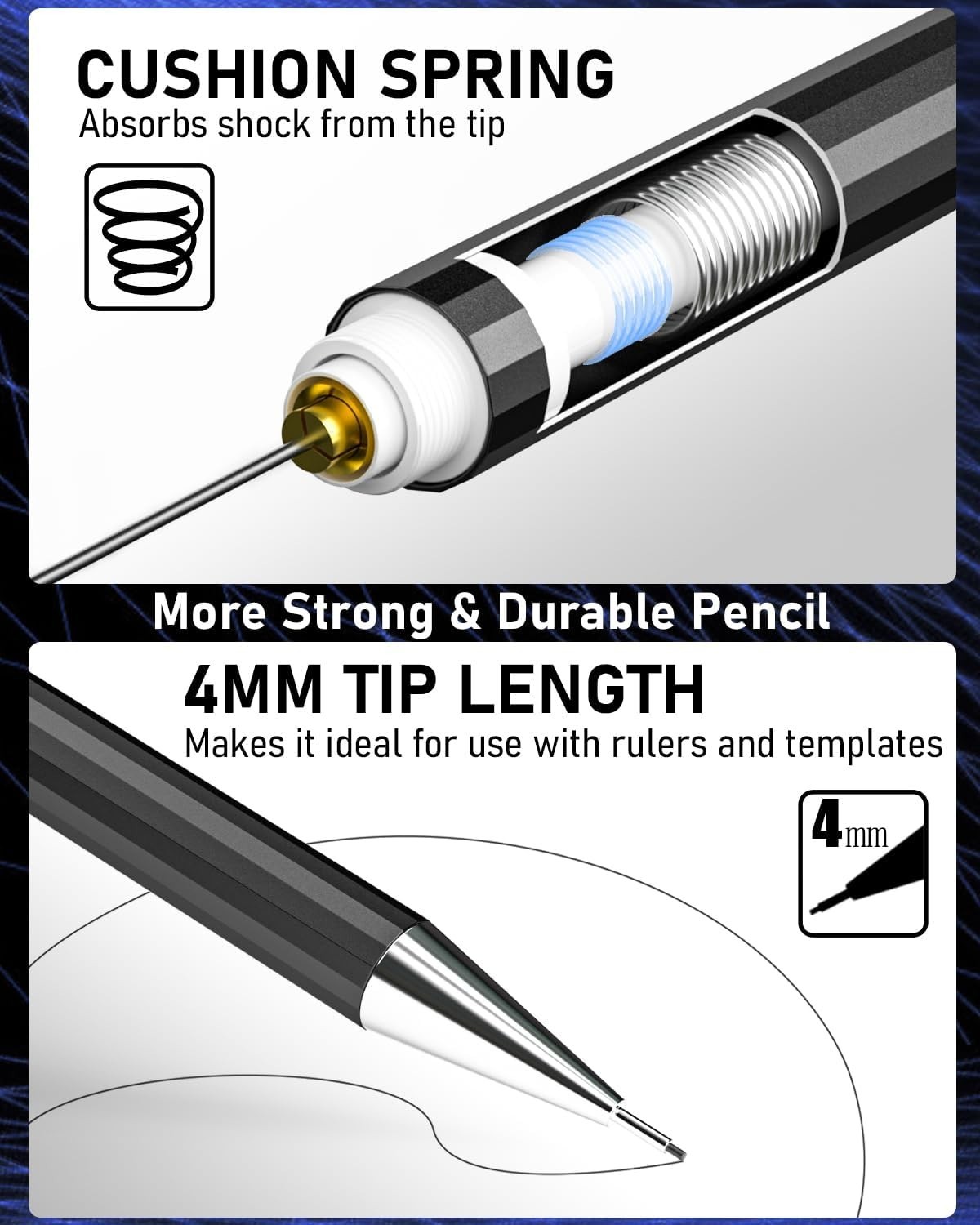 High-Quality Mechanical Pencils for Sketching & Calligraphy