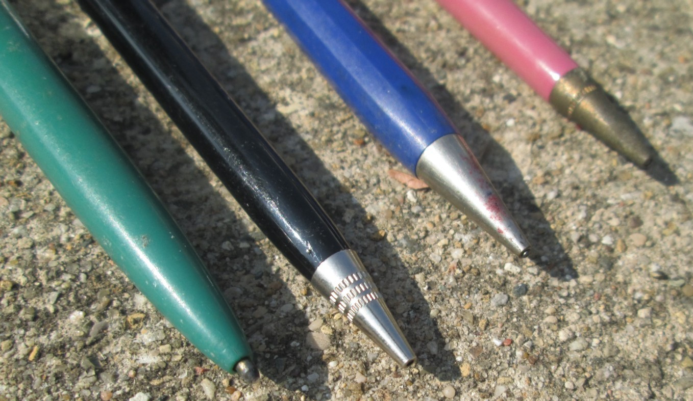 Lot of 3 Wearever & 1 Silverline Mechanical Pencils/Ball Point Pen Vintage
