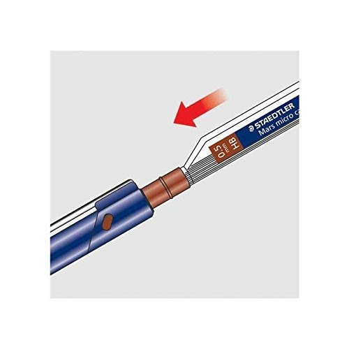 Staedtler MP Mechanical Pencil Leads micro carbon 0.5mm HB 250-05-HB (2 Set)