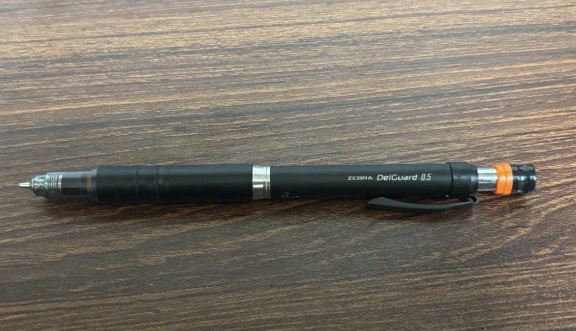 Zebra DelGuard Type-Lx 0.5mm Mechanical Pencil Black 2pcs Set Japan