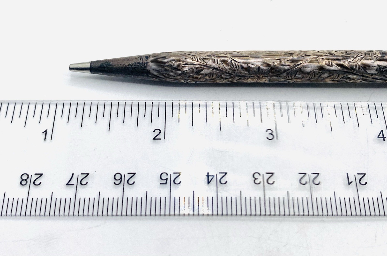 Antique Vintage Wahl Eversharp 925 Sterling Silver Mechanical Pencil Ornate Y3