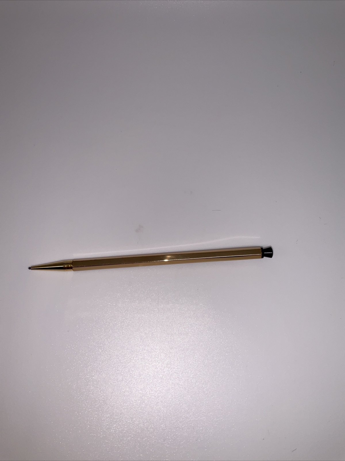 Mechanical Pencil The Forward Line Vintage Hexagonal 1950s Gold Tone Made In USA