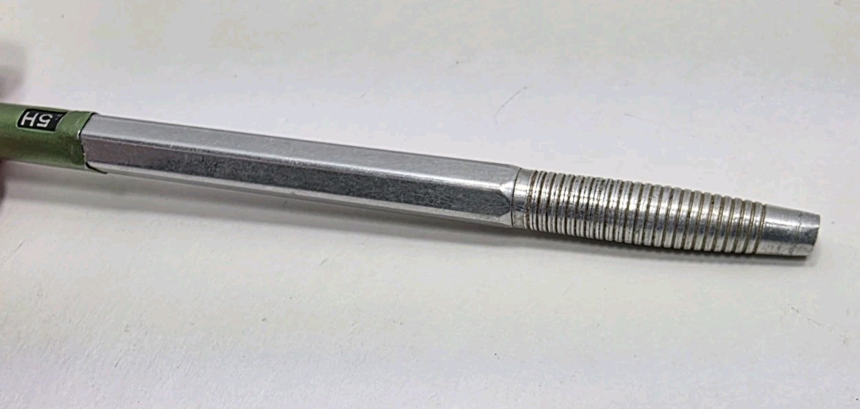 Vintage Eberhard Faber Microtomic 614 Mechanical Pencil Aluminum USA Rare 70’s