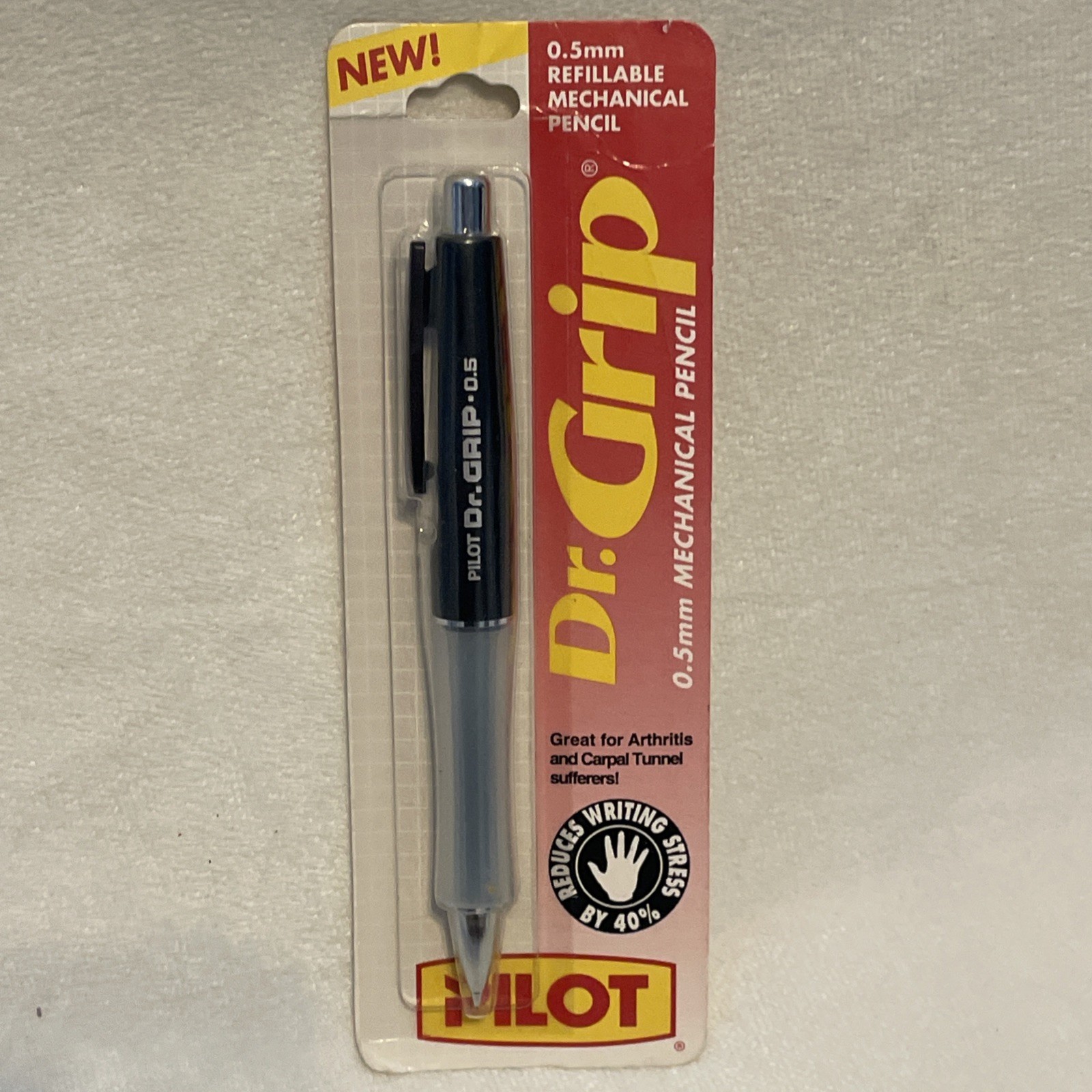 Vintage Pilot Dr Grip 0.5mm Mechanical Pencil 36102 Comfort Grip Sealed In Pack