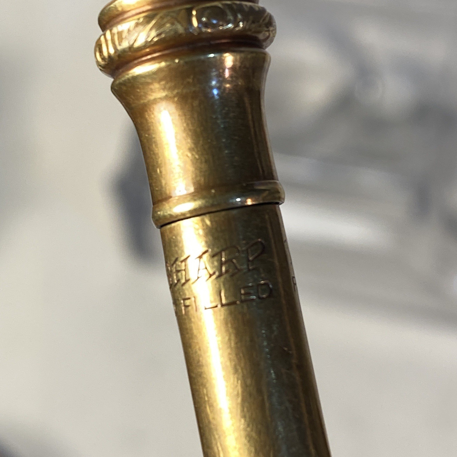 Antique Wahl Eversharp Co. Gold Filled Art Deco Mechanical Pencil 5.25″