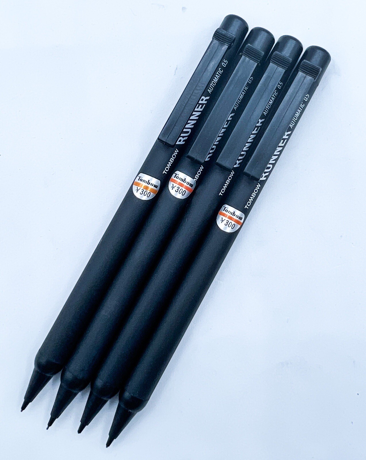 New Tombow Runner Mechanical Pencil 0.5 mm SH-300JR auto feed Leading 4pcs Set