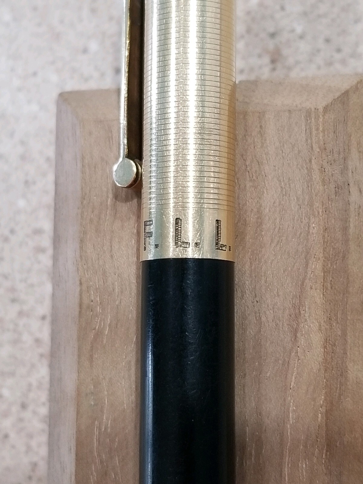 Vintage Eversharp 1/10 14K Gold Filled Mechanical Pencil- Black & Gold- Working