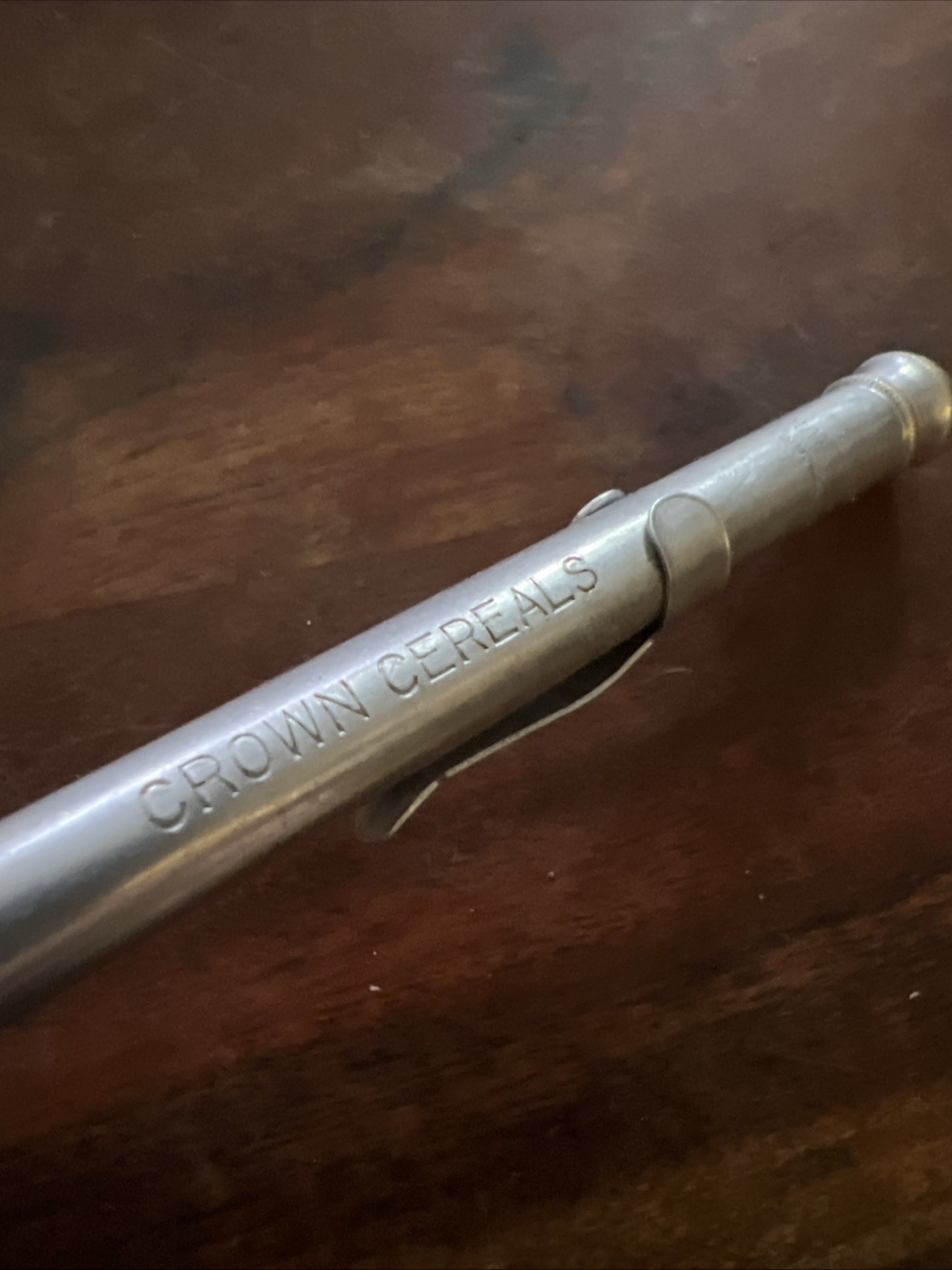 1920’s Aluminum Redipoint Mechanical Pencil Crown (Centennial) Flour Portland OR