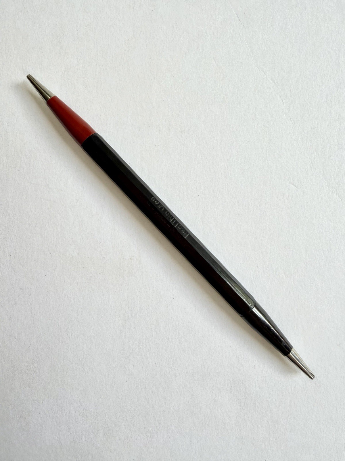 Vtg Autopoint Double-end Red Black Real Thin Mechanical Pencil- Republic Steel