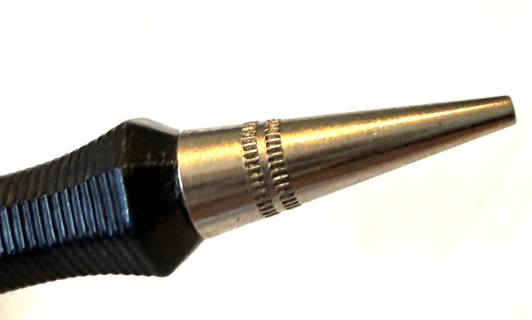 Vintage Zaner Bloser Col’s. O. Pat Black Silver Trim Ergonomic Mechanical Pencil