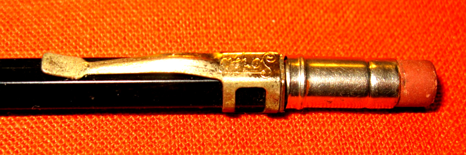VINTAGE BLACK SCRIPTO 4-47 MECANICAL PENCIL W/EXTRA 1.18 MM LEAD