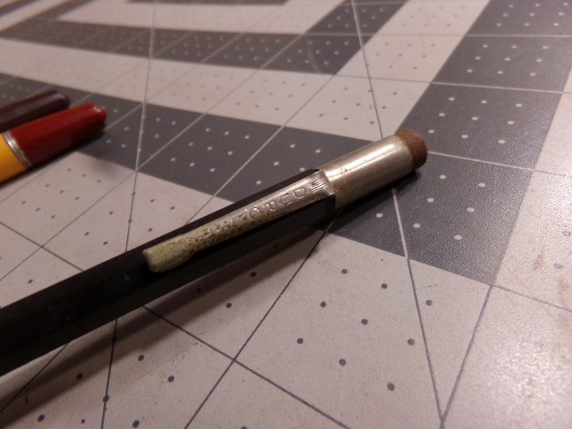 4 Vintage Durolite Advertising Mechanical Pencils. Dur-O-Lite, P &G, Dale Carnig