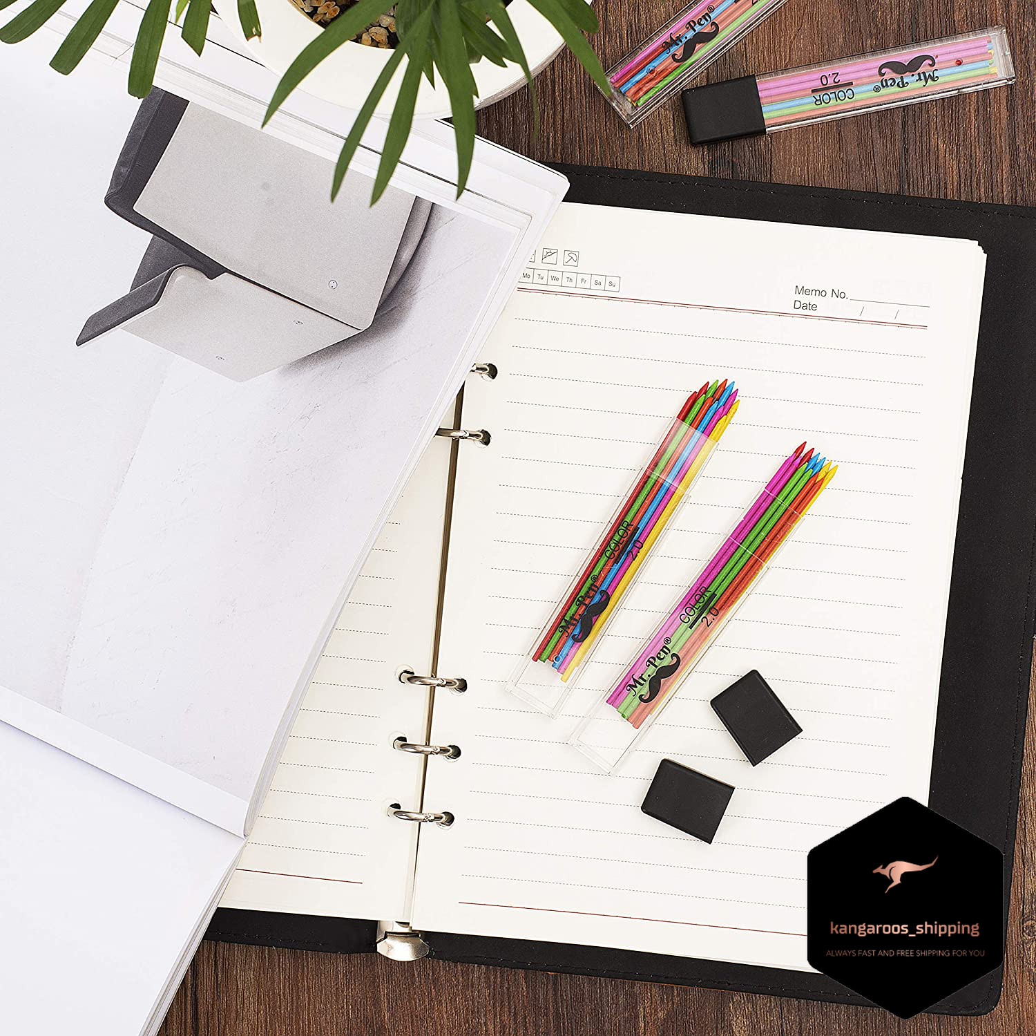 Mr. Pen Mechanical Lead Pencils Refills 2mm 48 Pack