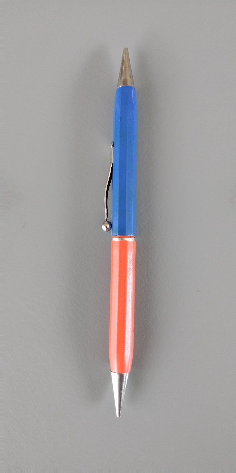 Vintage 1920s Onward Dual Tip Medianical Pencil Blue & Orange Working Pen