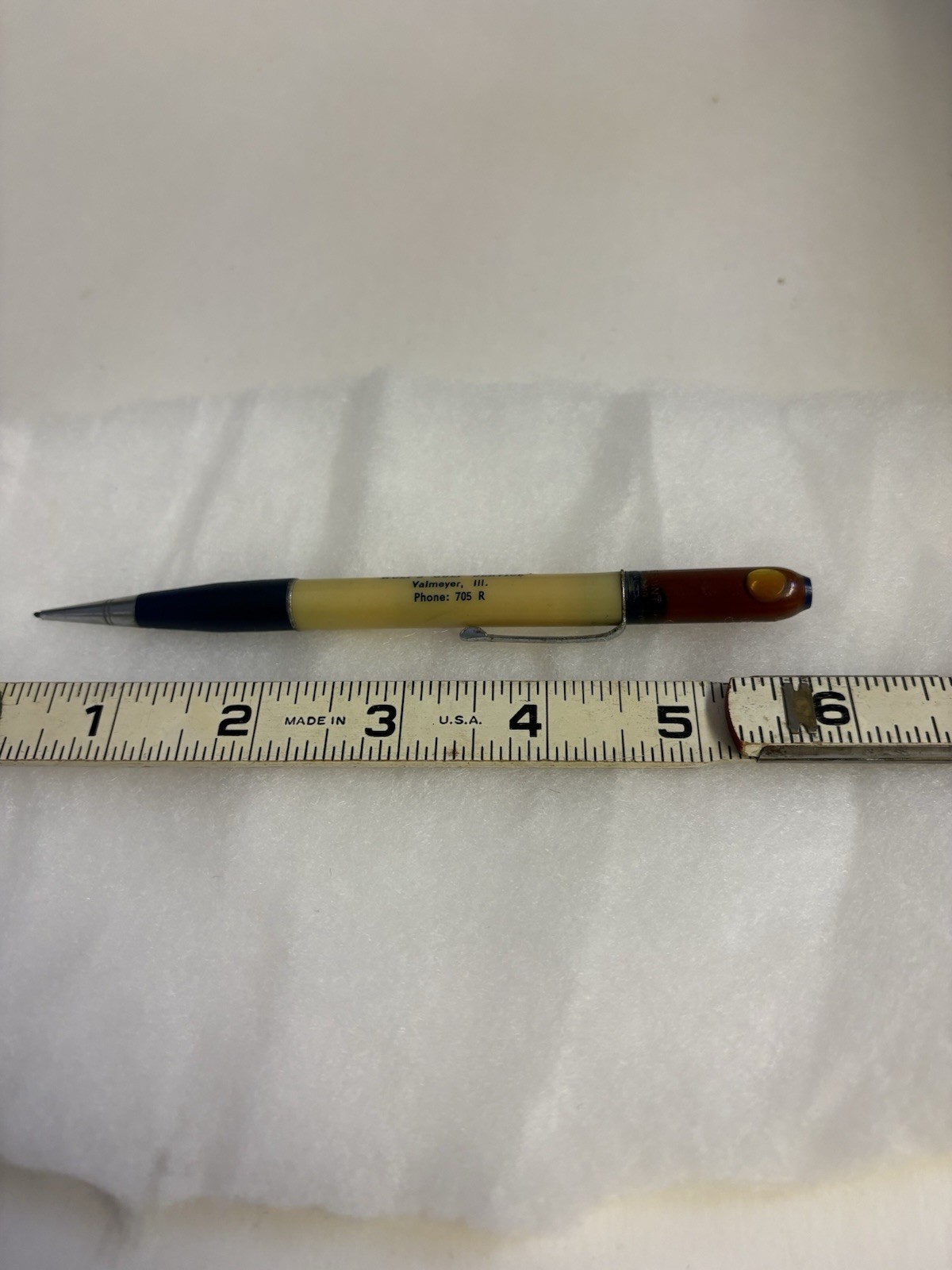 Vintage Ritepoint Mechanical Pencil Wolf’s Golf Service Floating Bubble Rare