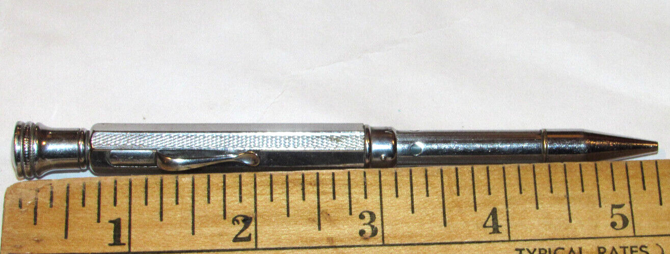 VTG 1940s DRAKE 4-COLOR MECHANICAL PENCIL! ALL METAL! MADE IN GERMANY-U.S. ZONE!