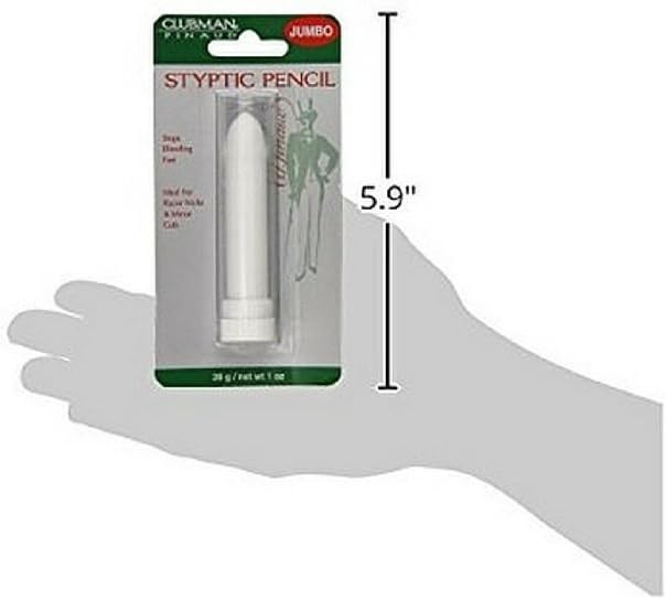 Fast-Acting Styptic Pencil – Jumbo 1 Oz for Instant Relief from Shaving Cuts