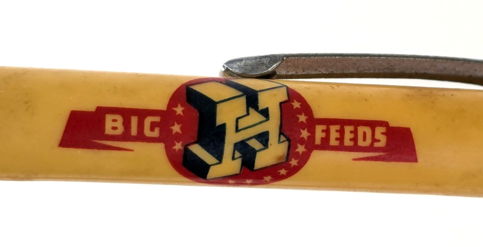 1940-50s – Ritepoint Big H Feeds Livestock Agriculture Ad Mech Pencil – B18B