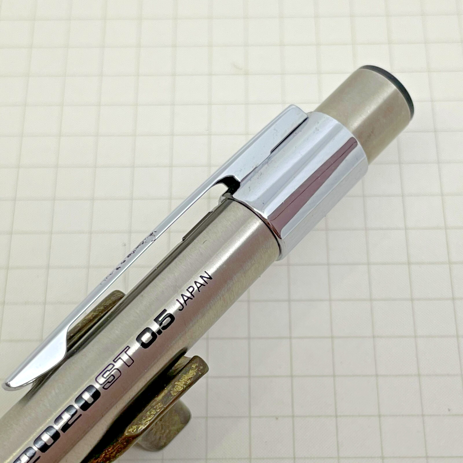 Pilot Mechanical Pencil Shaker 2020 ST Stainless Steel Old Stock Made in Japan