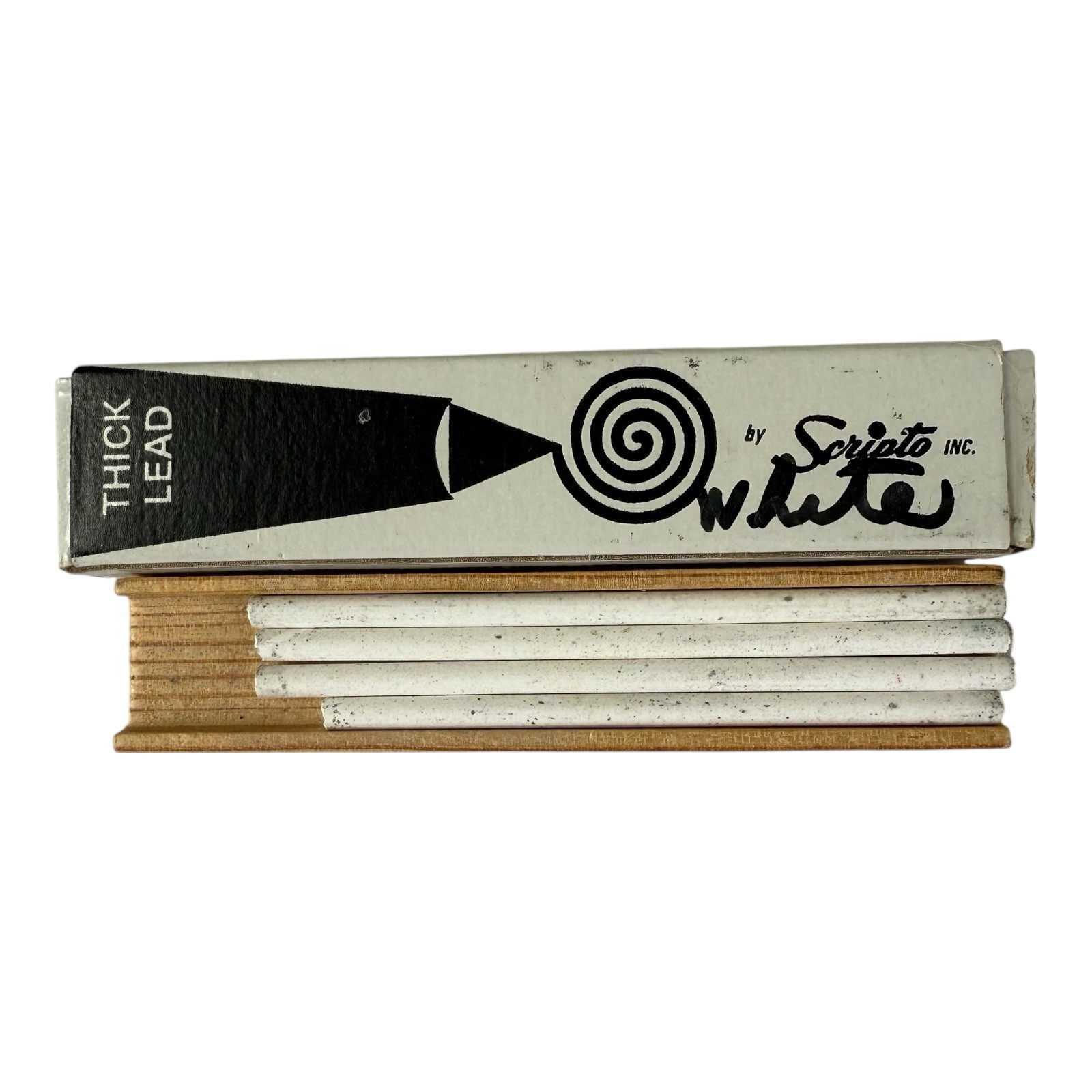 Vintage Scripto Thick Leads, Mixed Color Lot, Black, Yellow, Red And White .120