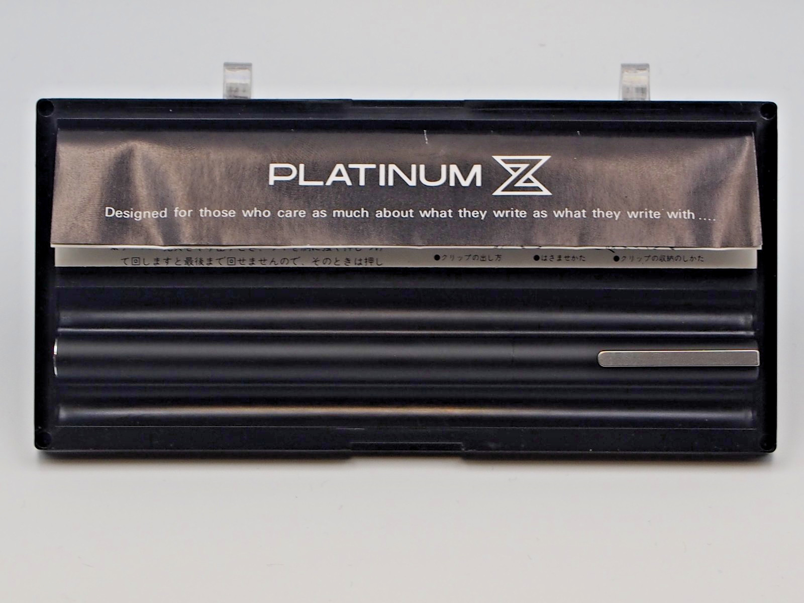 PLATINUM Z 0.5mm Mechanical Pencil Black MoMA Vintage Rare Near Mint Japan w/Box