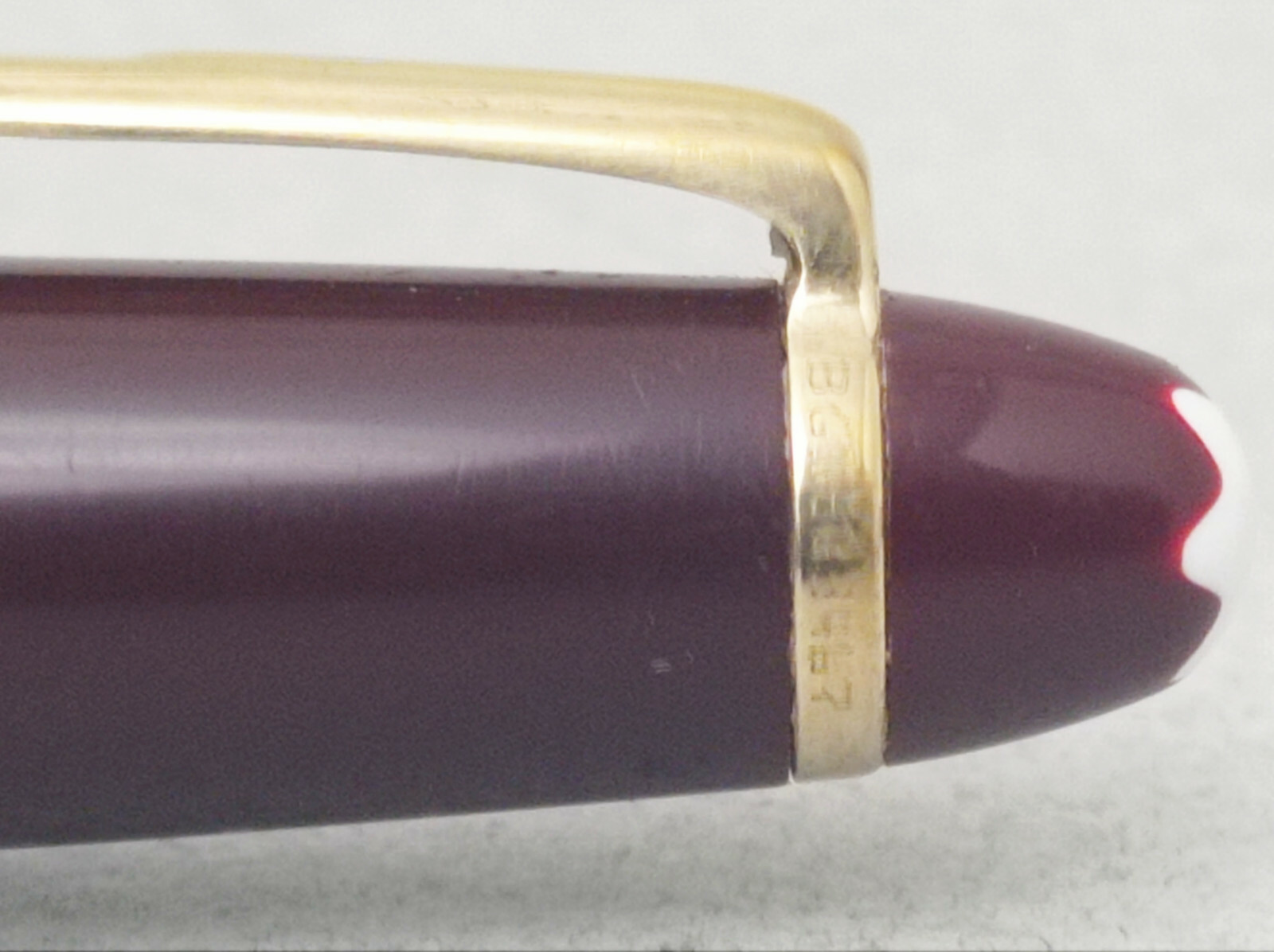 MONTBLANC MEISTERSTUCK 163 BURGUNDY MECHANICAL PENCIL VINTAGE EXCELLENT WORKING