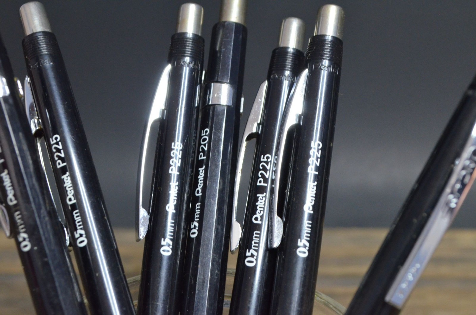 Vintage Pentel Mechanical Pencil Lot 225 205 Japan with (3) Pieces Scripto Lead