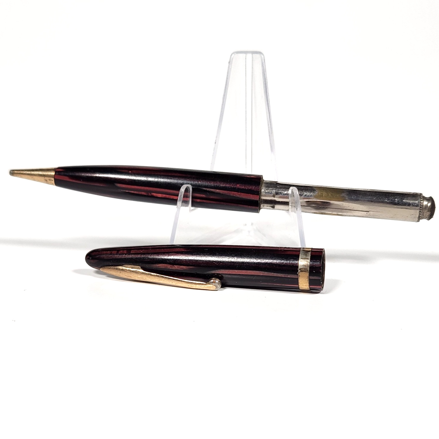 Vintage Sheaffer Balance 875 GT Mechanical Pencil Skyboy Carmine Red Used Works