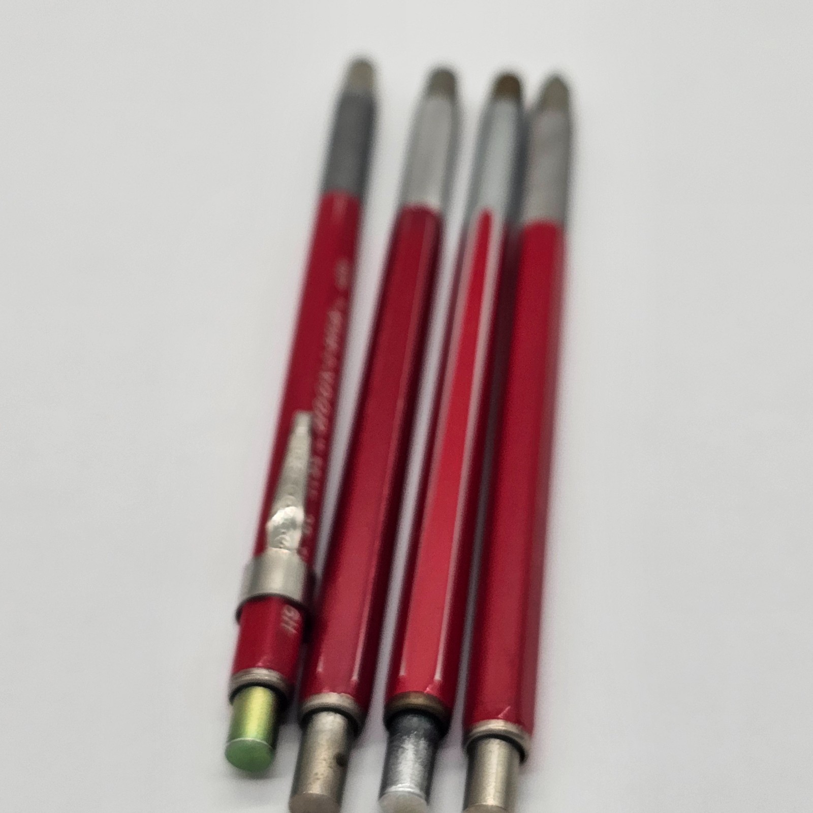 Koh I Noor 5611 Mechanical Lead Pencils Holders 4 Pieces Vintage Drafting