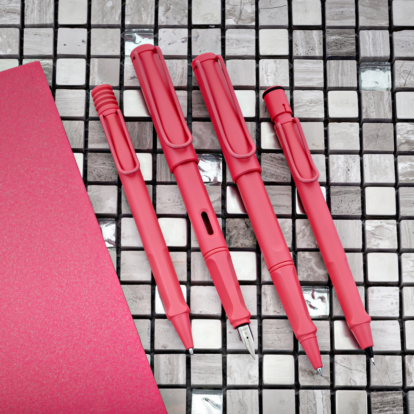 Lamy Safari Mechanical Pencil in Sunset Coral – 0.5mm – NEW in Box