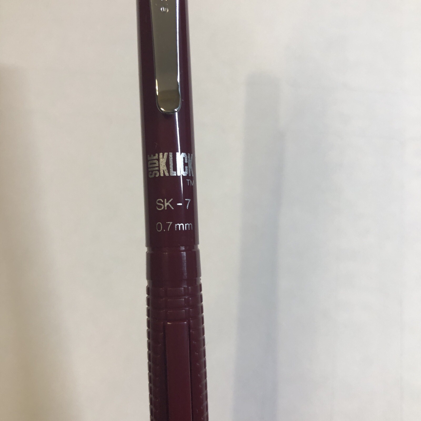 Berol Automatic Pencil Side Klick Vintage 1992 – 1 Pencil Maroon Barrel 0.7 mm