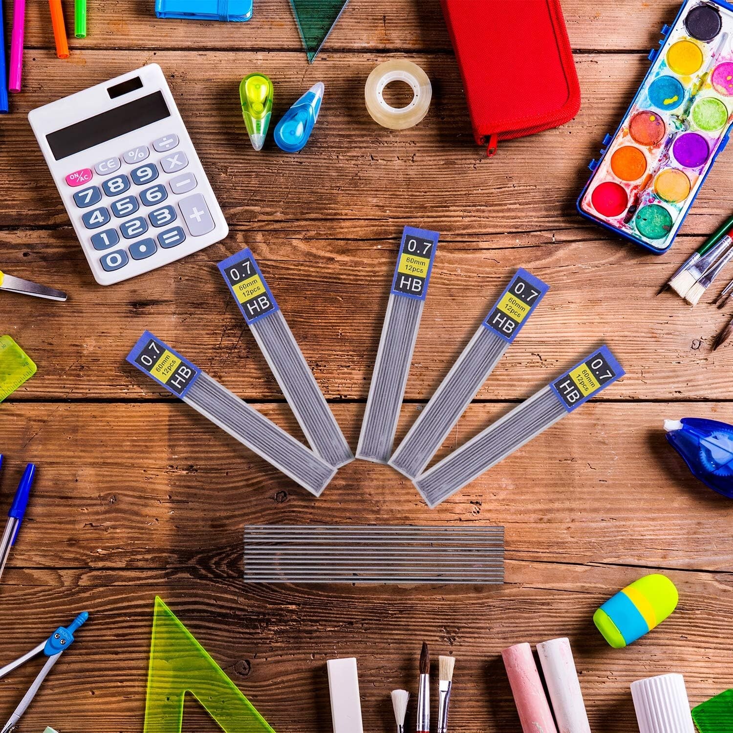Break-Resistant Mechanical Pencil Refills – Smooth Writing – Wide – Tubes