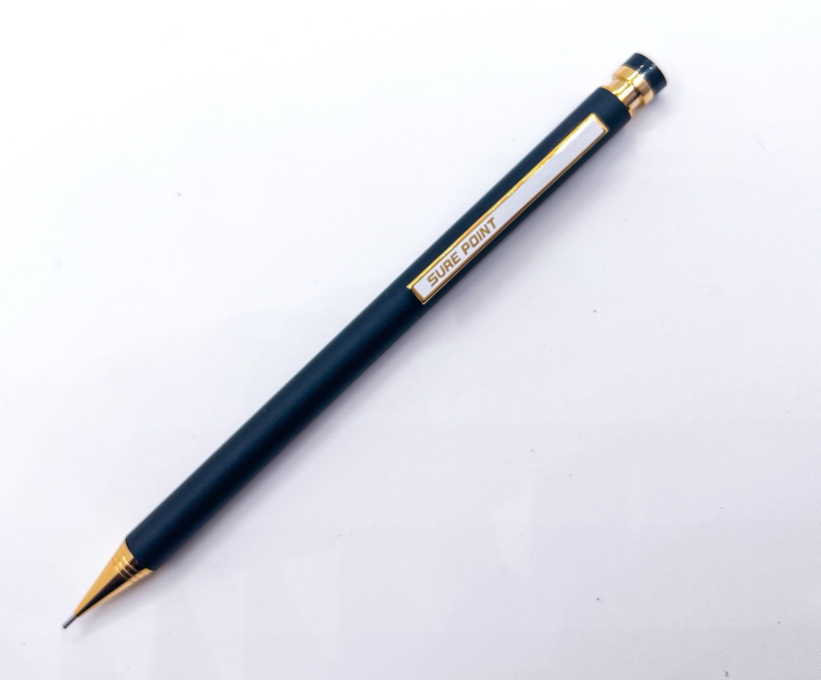 Platinum Sure Point Mechanical Pencil 0.5 mm Matt Black Push Cap Functional L