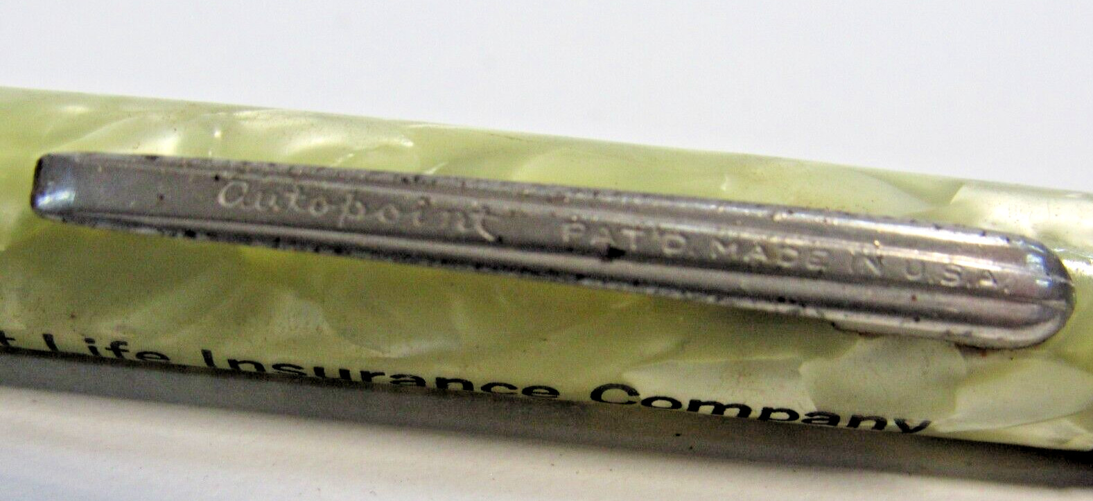 Vtg Autopoint Mechanical Pencil Advertisement Mutual Trust Life Insurance -A14