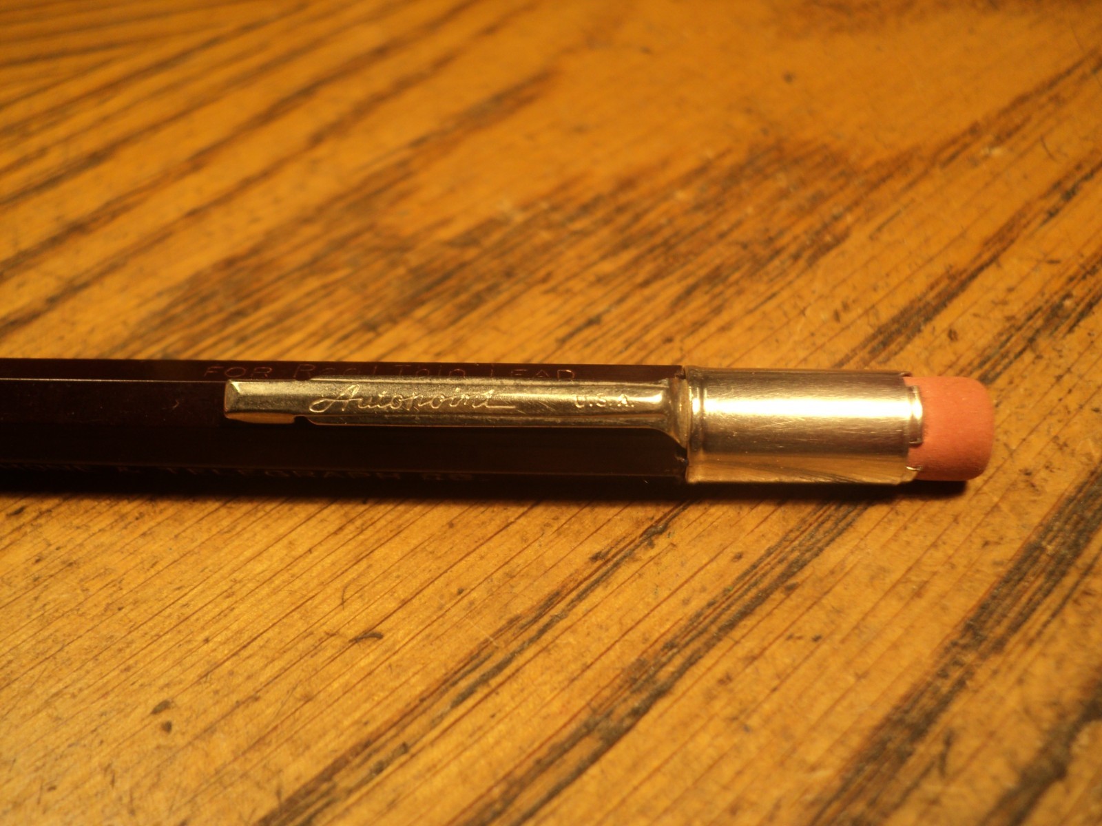 Vintage Autopoint Mechanical Pencil Lincoln Telephone & Telegraph Co 5-5/8″ A