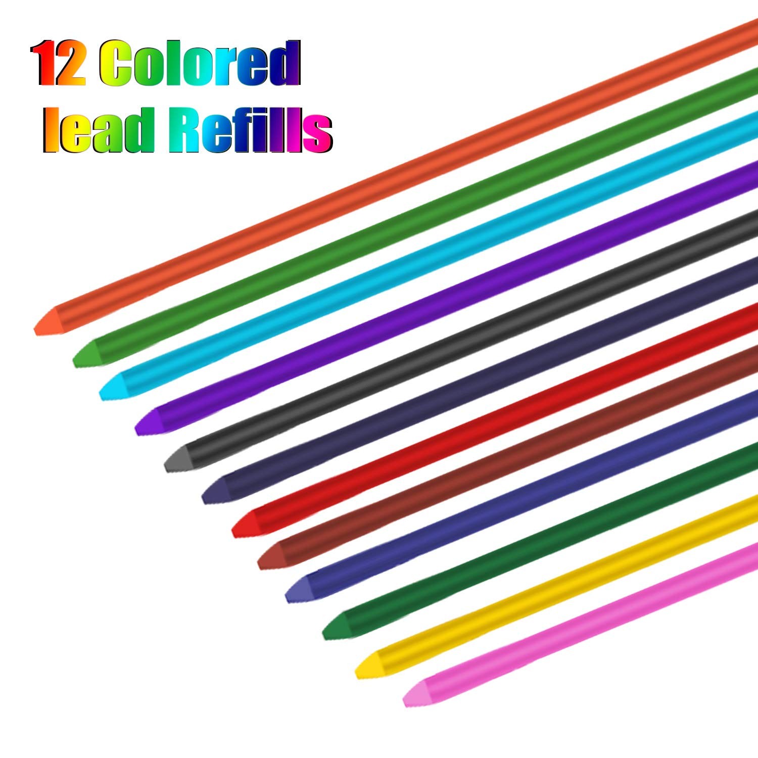 21 Pieces 2.0 mm Mechanical Pencil Set, 9 Pieces Automatic Pencils 12 2 mm Me…