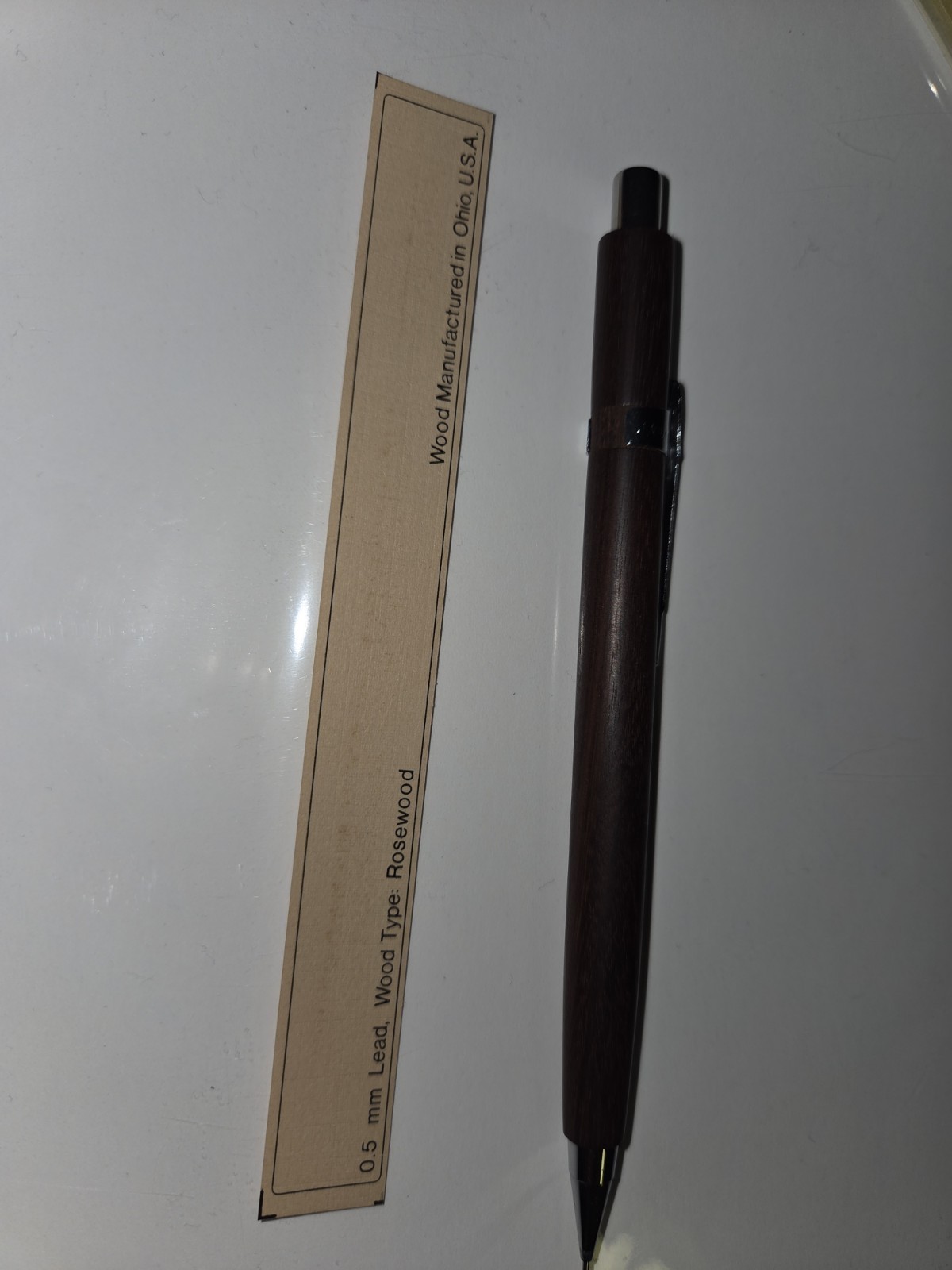 Pentel Mechanical Rosewood Pencil, Tube, Paperwork, Advertising, Writing Stick,