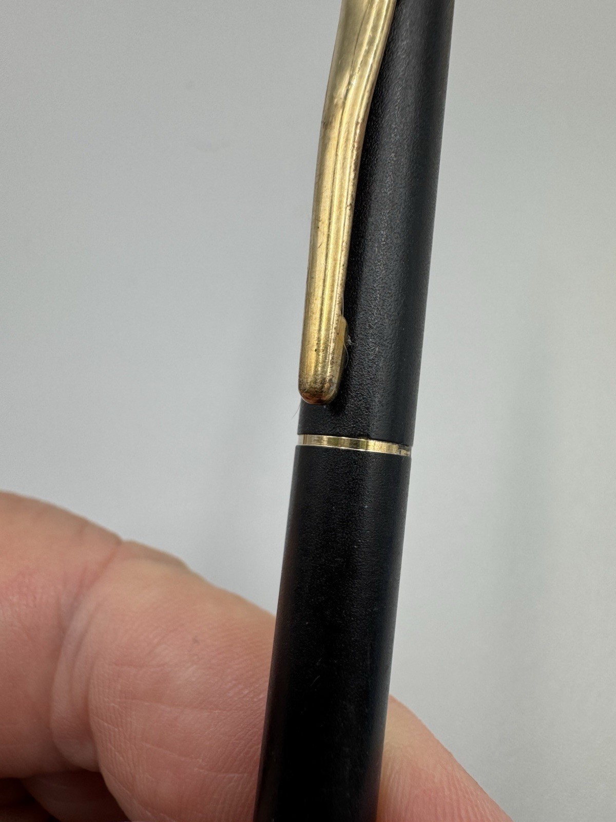 Vintage Cross Classic Century Gold Trim Mechanical Pencil Matte Black